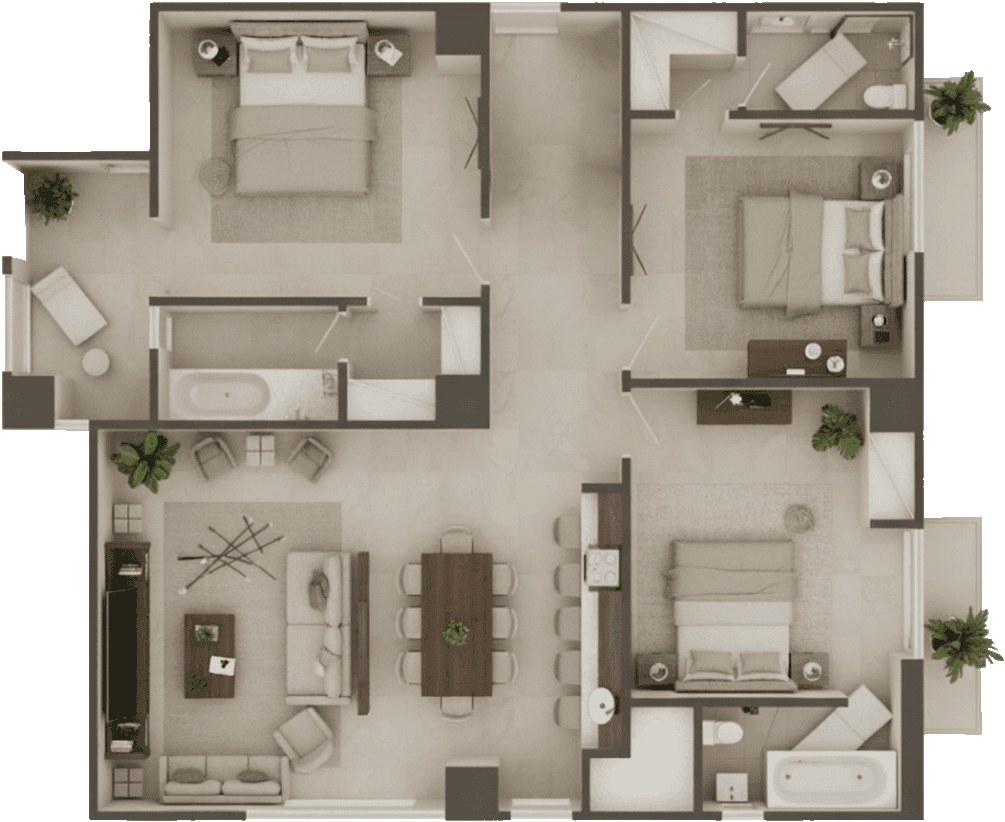 3 BHK Apartment